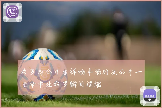 希罗与公牛吉祥物半场对决公牛一击命中让希罗瞬间退缩